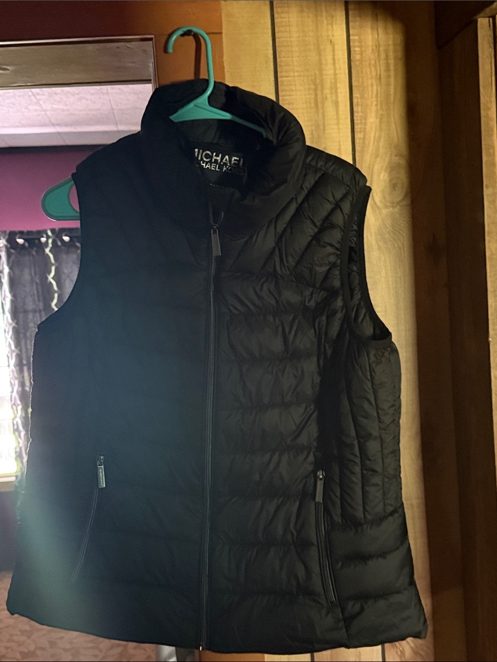 Michael Kors Black Quilted Puffer Vest